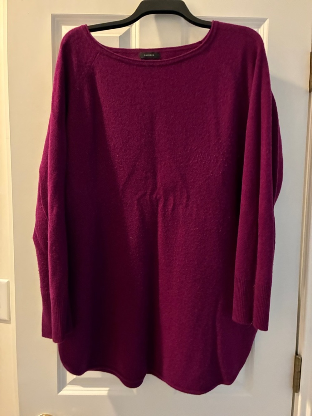 Eileen Fisher Scoop-Neck Sweater in Berry Halogen not Eileen Fisher XL